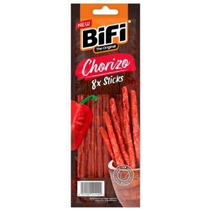 BiFi Rustic Sticks Chorizo 8x 80g 