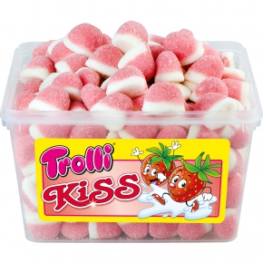 Trolli Kiss - Schaum Erdbeeren 150 Stück 