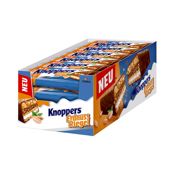 Knoppers Riegel Erdnuss 200 g, 5 Stück - Superette allemande